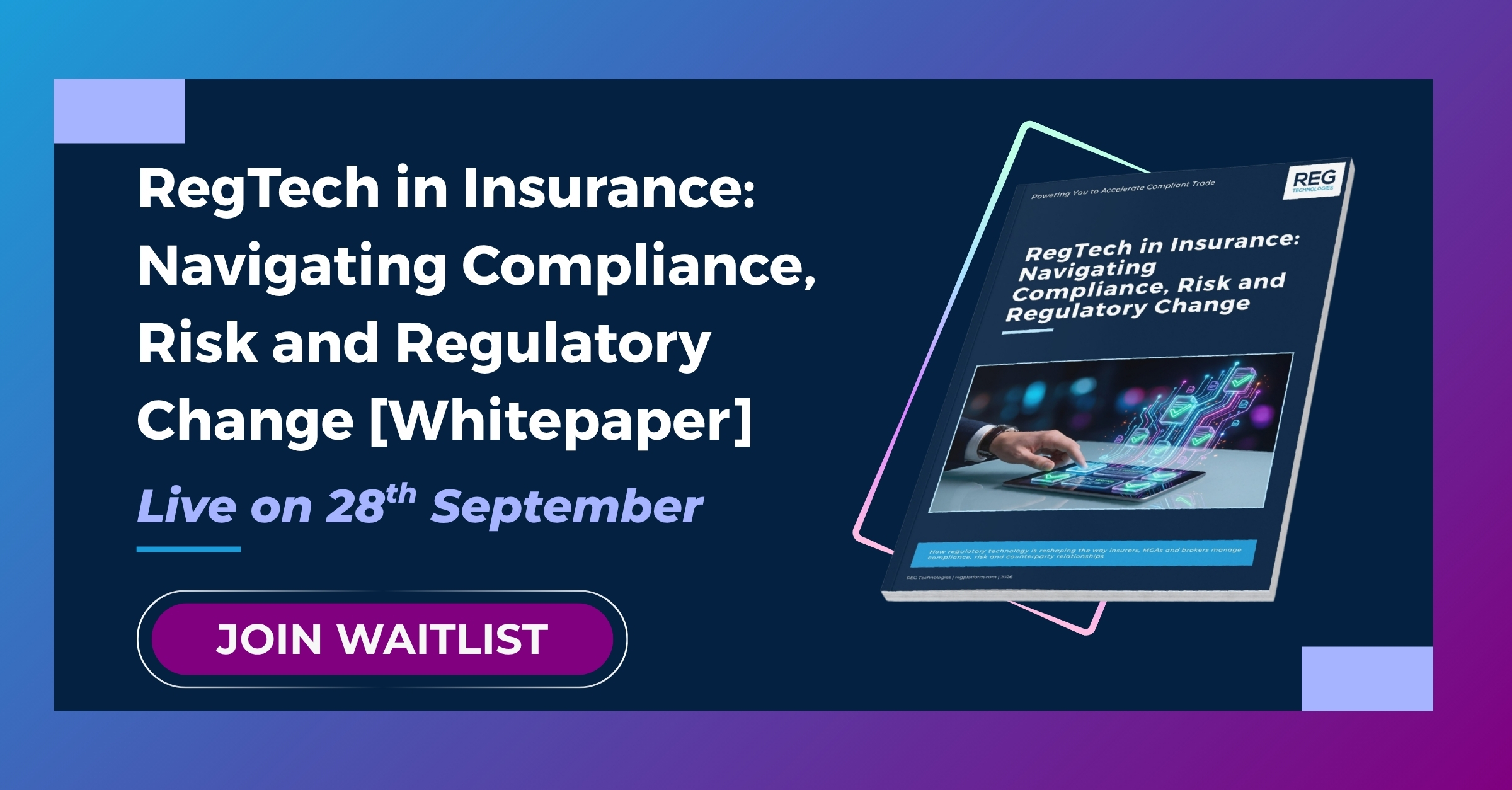 RegTech in Insurance Pop Up