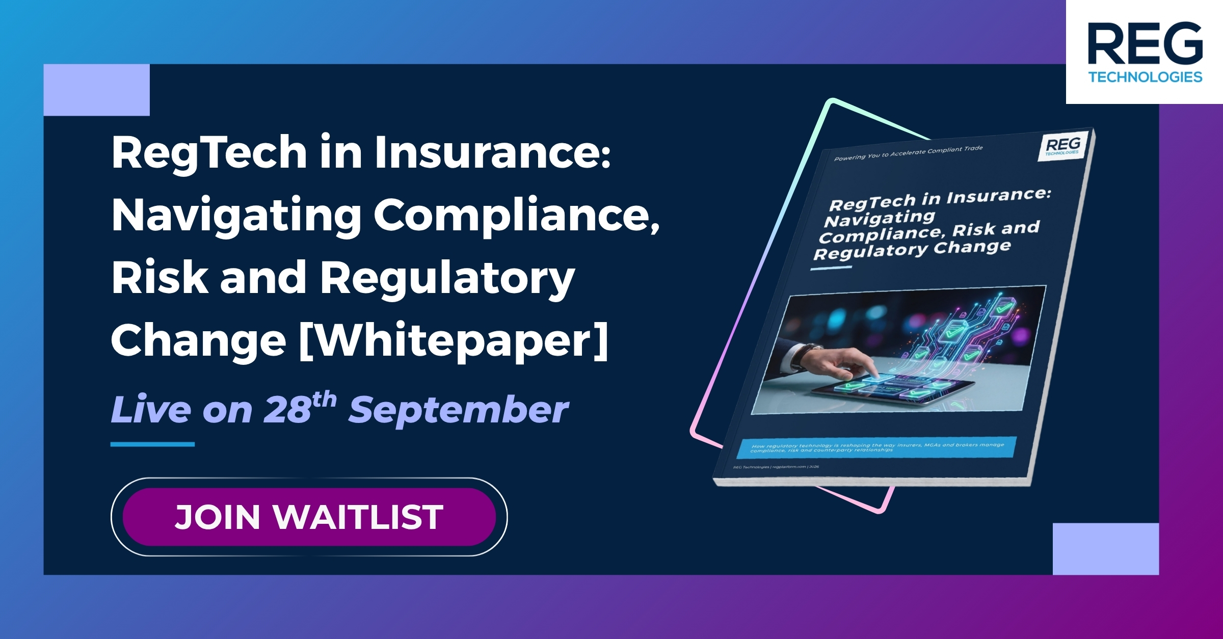 RegTech in Insurance Pop Up